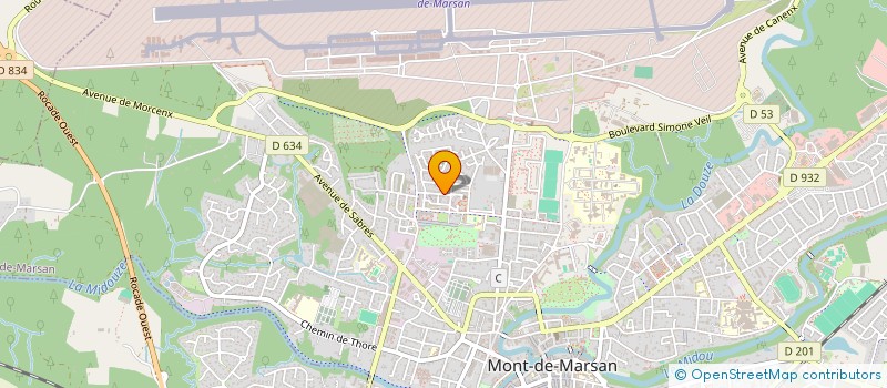 localisation de l'entreprise MONSIEUR HAKIM ATIK  MONT-DE-MARSAN