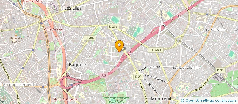 localisation de l'entreprise MONSIEUR HAKIM BAAMEUR à BAGNOLET