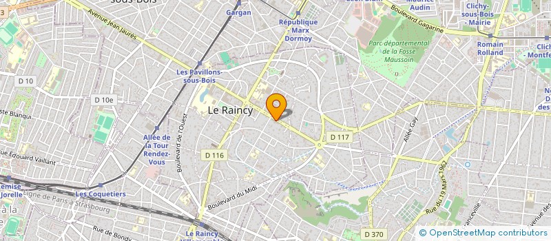 localisation de l'entreprise MONSIEUR HAKIM BACHA à LE RAINCY