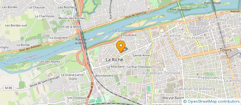 localisation de l'entreprise MONSIEUR HAKIM BAHNES  LA RICHE