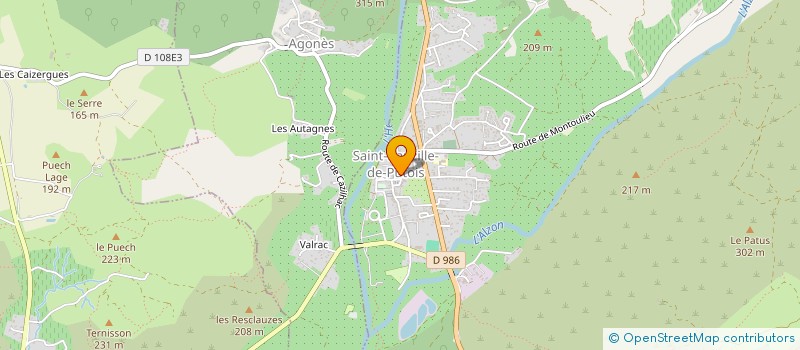 localisation de l'entreprise MONSIEUR HAKIM BECHIKH  SAINT-BAUZILLE-DE-PUTOIS