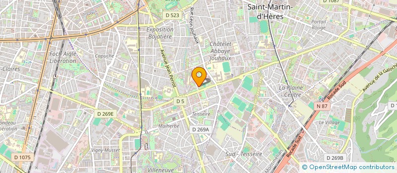 localisation de l'entreprise MONSIEUR HAKIM BEDAR à GRENOBLE