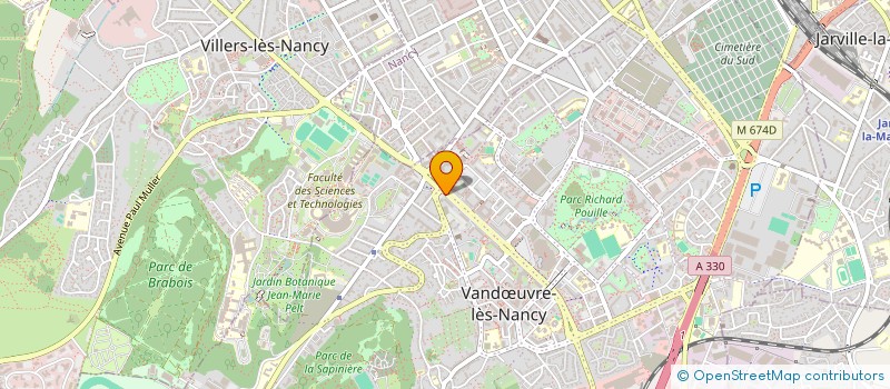 localisation de l'entreprise MONSIEUR HAKIM BEGOUG  VANDUVRE-LES-NANCY