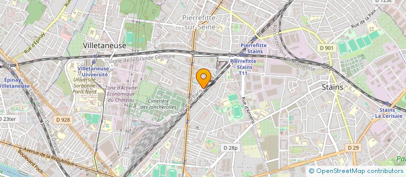 localisation de l'entreprise MONSIEUR HAKIM BEKKA à PIERREFITTE-SUR-SEINE