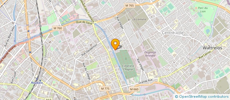 localisation de l'entreprise MONSIEUR HAKIM BELAIZI à ROUBAIX