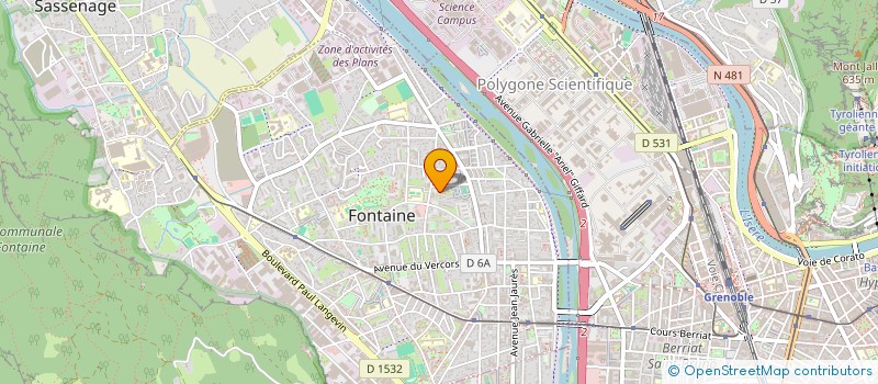 localisation de l'entreprise MONSIEUR HAKIM BELAMALEM  FONTAINE