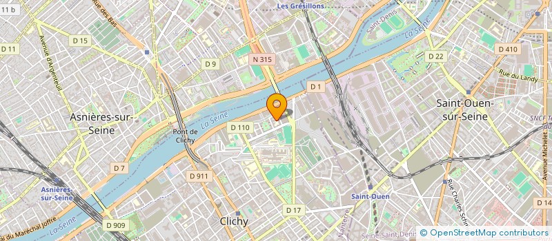 localisation de l'entreprise MONSIEUR HAKIM BELFAKED à CLICHY