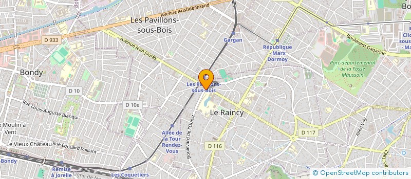 localisation de l'entreprise MONSIEUR HAKIM BELGAID  LE RAINCY