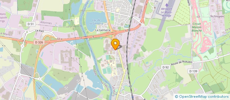 localisation de l'entreprise MONSIEUR HAKIM BELHADJ  LE MANS