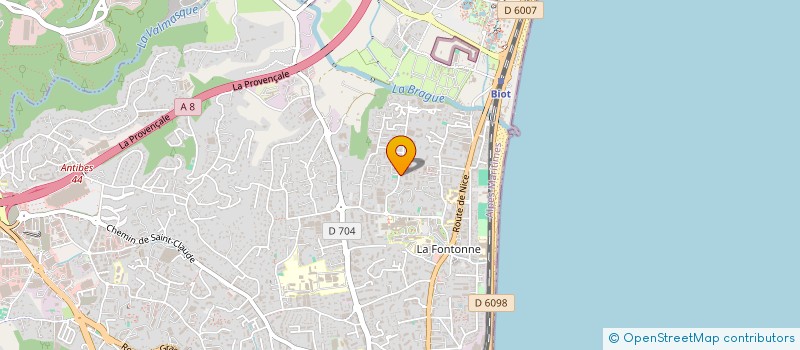 localisation de l'entreprise MONSIEUR HAKIM BELHOUS à ANTIBES