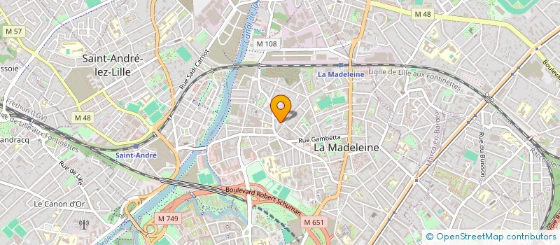 localisation de l'entreprise MONSIEUR HAKIM BELLAFKIH à LA MADELEINE