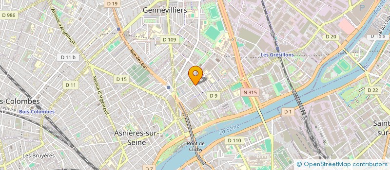 localisation de l'entreprise MONSIEUR HAKIM BEN BELLA à GENNEVILLIERS