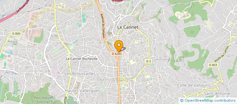 localisation de l'entreprise MONSIEUR HAKIM BEN OUNIS à LE CANNET