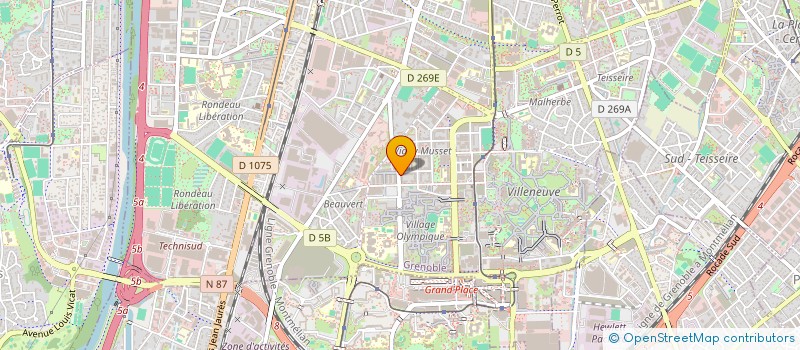localisation de l'entreprise MONSIEUR HAKIM BEN ZITOUNES  GRENOBLE