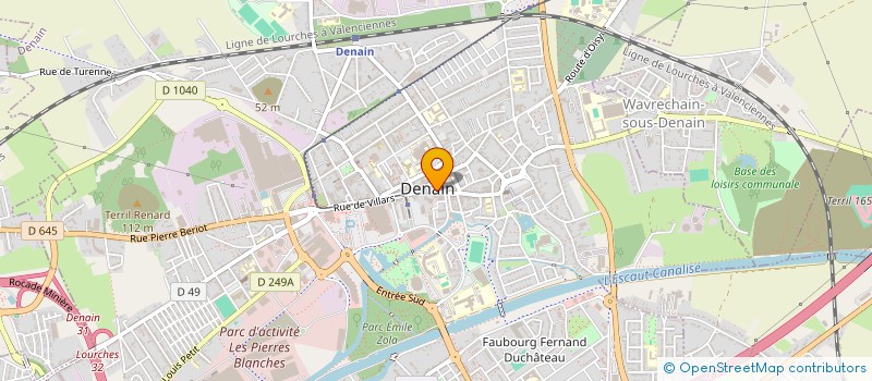 localisation de l'entreprise MONSIEUR HAKIM BENAYAD  DENAIN