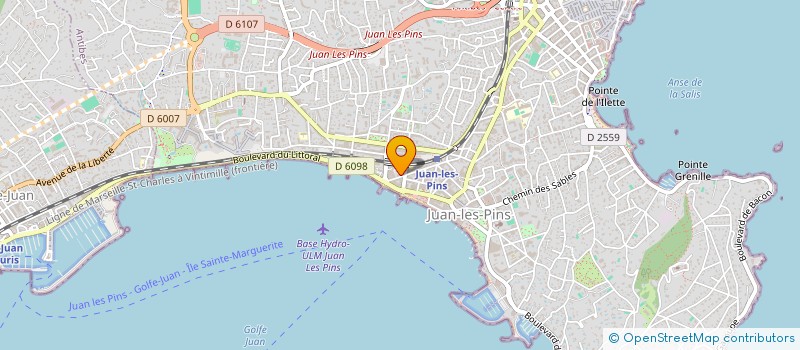 localisation de l'entreprise MONSIEUR HAKIM BENHADDAD à ANTIBES