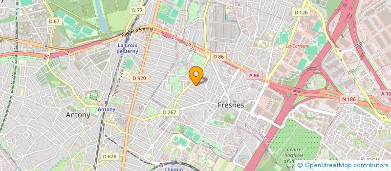 localisation de l'entreprise MONSIEUR HAKIM BENKIRANE  GENTILLY