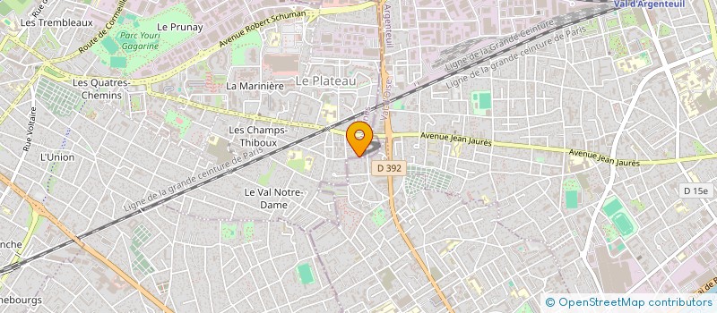 localisation de l'entreprise MONSIEUR HAKIM BITAM  SARTROUVILLE