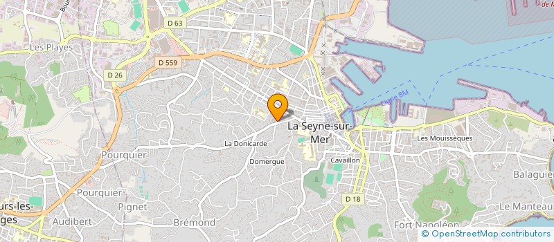 localisation de l'entreprise MONSIEUR HAKIM BOUDA  LA SEYNE-SUR-MER