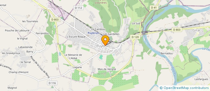 localisation de l'entreprise MONSIEUR HAKIM BOUKHADDI  PUYBRUN