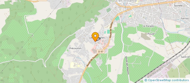 localisation de l'entreprise MONSIEUR HAKIM BOUKHRIS  LE LUC