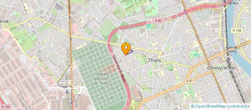 localisation de l'entreprise MONSIEUR HAKIM BOUNOUARA  THIAIS