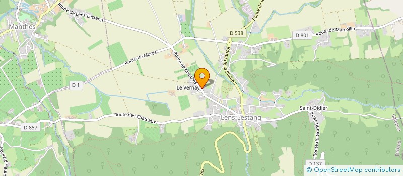 localisation de l'entreprise MONSIEUR HAKIM BOUSBAA  MORAS-EN-VALLOIRE