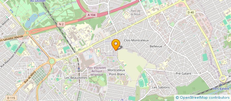 localisation de l'entreprise MONSIEUR HAKIM BOUSSAID à SEVRAN