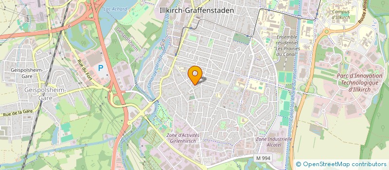 localisation de l'entreprise MONSIEUR HAKIM BOUZALGUI  ILLKIRCH-GRAFFENSTADEN