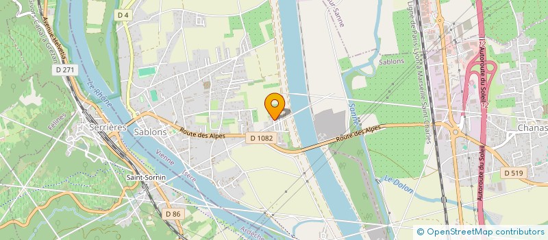 localisation de l'entreprise MONSIEUR HAKIM CHARFEDDINE  SABLONS