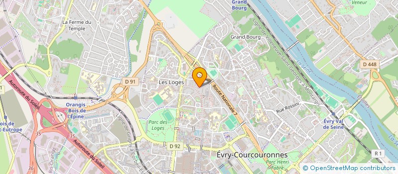 localisation de l'entreprise MONSIEUR HAKIM CHERQAOUI  EVRY-COURCOURONNES