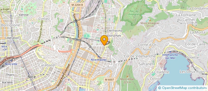 localisation de l'entreprise MONSIEUR HAKIM CHIHI  NICE