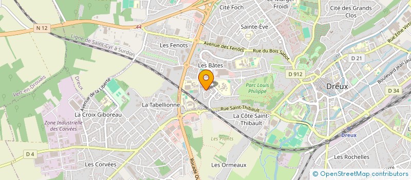 localisation de l'entreprise MONSIEUR HAKIM CHOUQI à DREUX