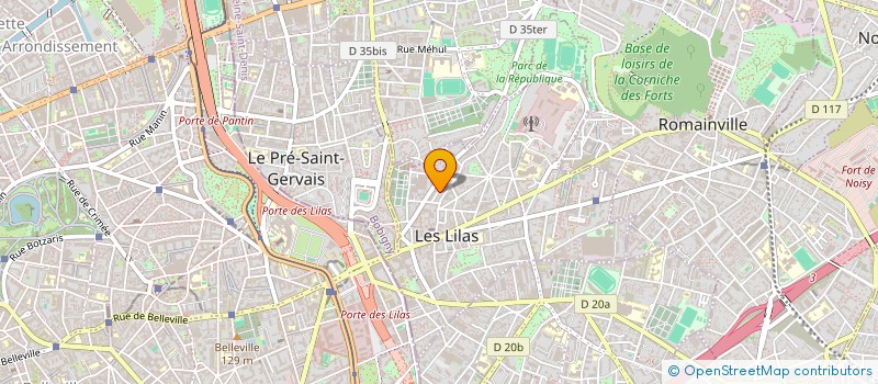 localisation de l'entreprise MONSIEUR HAKIM CURI  LES LILAS