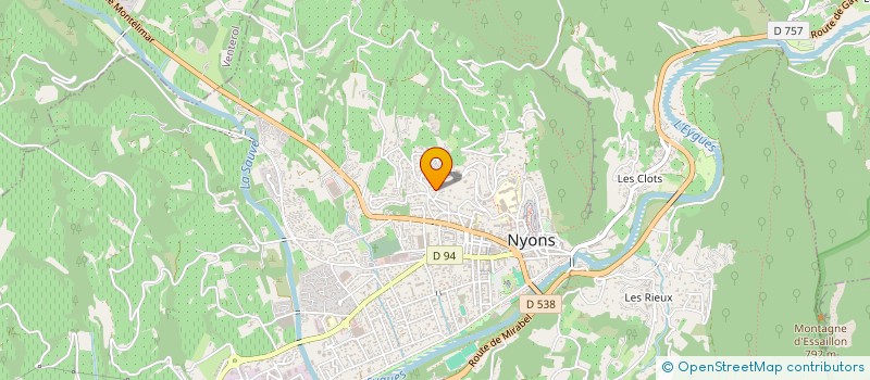 localisation de l'entreprise MONSIEUR HAKIM DIAN  NYONS