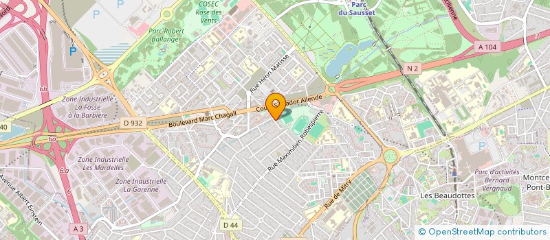 localisation de l'entreprise MONSIEUR HAKIM DJAMBAE  AULNAY-SOUS-BOIS