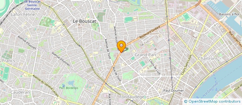 localisation de l'entreprise MONSIEUR HAKIM DJELLOULI  LE BOUSCAT