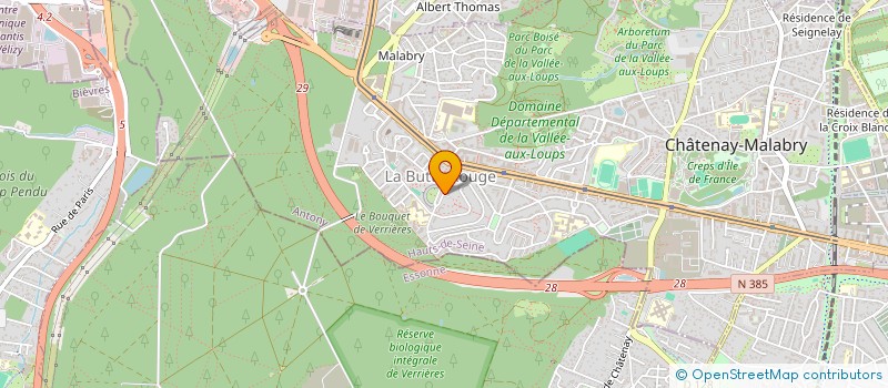 localisation de l'entreprise MONSIEUR HAKIM DJEMAI  CHATENAY-MALABRY