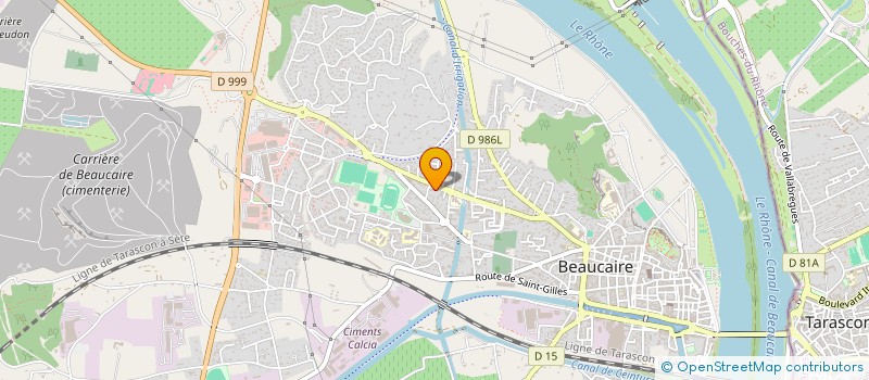 localisation de l'entreprise MONSIEUR HAKIM EL KHANTOURI  BEAUCAIRE