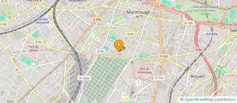 localisation de l'entreprise MONSIEUR HAKIM EL MEZZI  MONTROUGE