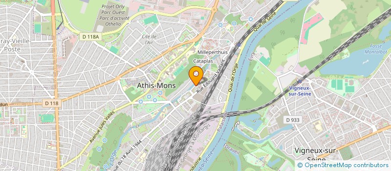 localisation de l'entreprise MONSIEUR HAKIM ELOMRI à ATHIS-MONS