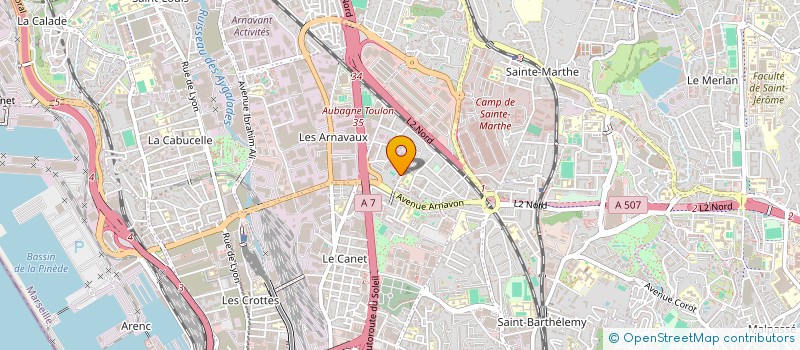 localisation de l'entreprise MONSIEUR HAKIM ESSALAH  MARSEILLE