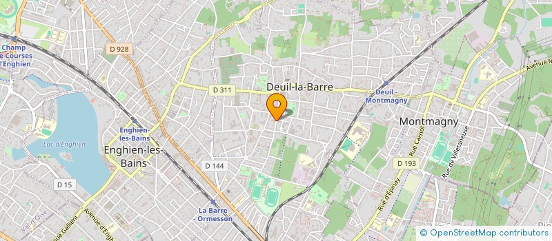 localisation de l'entreprise MONSIEUR HAKIM GADOUCHE  DEUIL-LA-BARRE