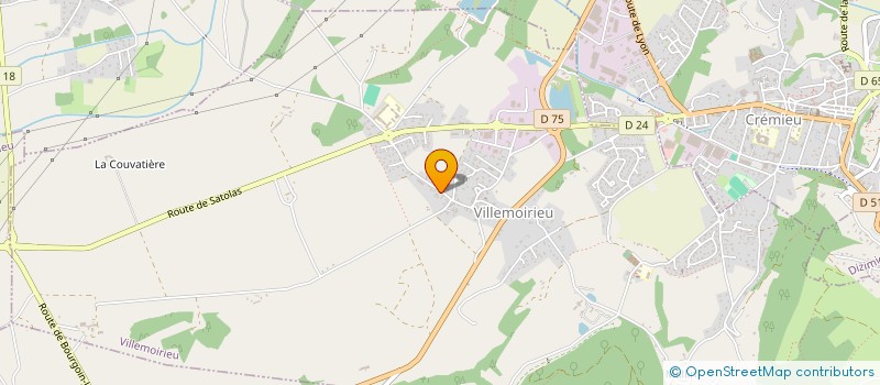 localisation de l'entreprise MONSIEUR HAKIM HADDAD  VILLEMOIRIEU