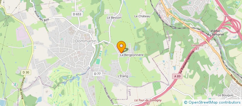 localisation de l'entreprise MONSIEUR HAKIM HAFSAOUI à DOMMARTIN