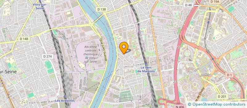 localisation de l'entreprise MONSIEUR HAKIM HAMADENE à ALFORTVILLE