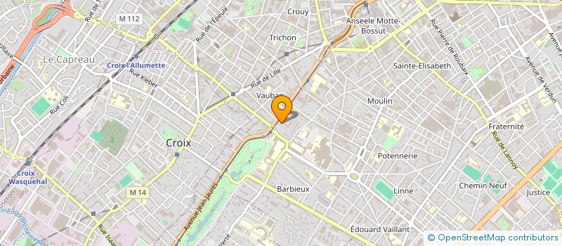 localisation de l'entreprise MONSIEUR HAKIM HAMMADOU à ROUBAIX