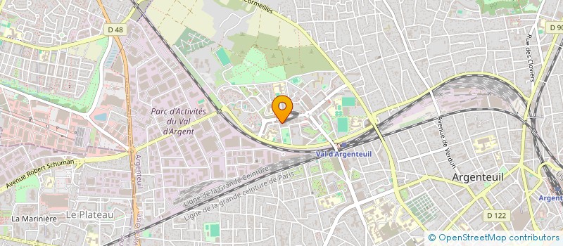 localisation de l'entreprise MONSIEUR HAKIM HAMROUNI  ARGENTEUIL