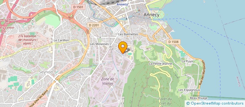 localisation de l'entreprise MONSIEUR HAKIM HASSABOU à ANNECY