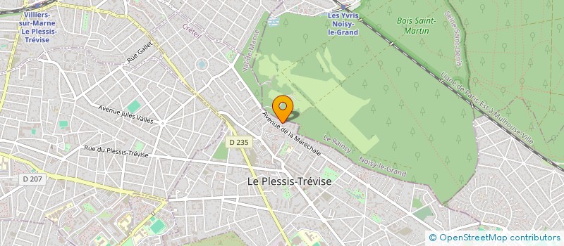 localisation de l'entreprise MONSIEUR HAKIM HASSAINI  LE PLESSIS-TREVISE